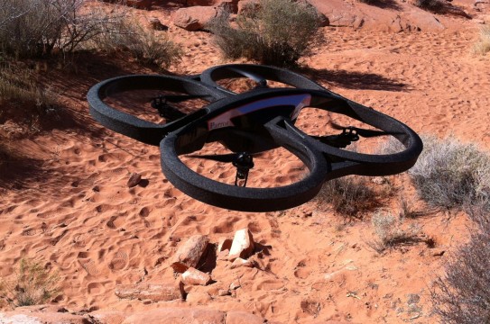 Parrot_AR.Drone_2.0_take-off,_Nevada